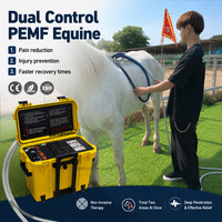 Appareil PEMF professionnel portable pour la thérapie équine, équipement de soins des chevaux avec plusieurs applicateurs OEM ODM