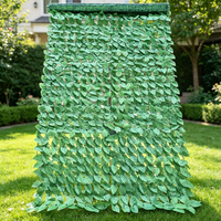 Rouleau de clôture artificielle en feuilles et fleurs, sans entretien, résistant aux UV, écologique, pour mur d'intimité moderne de jardin extérieur ou cour