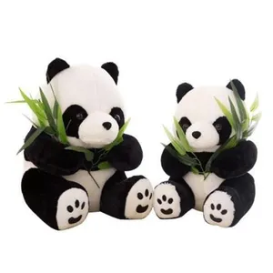 Низкая цена мини мягкие тапочки в виде плюшевой панды, милые плюшевые игрушки жира панда, плюшевые игрушки на подарок