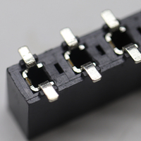 Connecteur 3.96Mm Pas Boîte En-tête Hauteur 8.9mm Positions 02P-20P Simple Rangée Smt U Fin Personnalisé Hauteur Pin Famale Connecteurs
