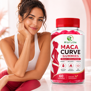 OEM Maca Curve Gummies 60ct Complément alimentaire pour femmes Soutien à la silhouette Équilibre hormonal Métabolisme énergétique Vitalité quotidienne - Product Image 4