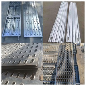 Planche de plateforme en acier doux galvanisé à chaud pour échafaudage, planche de marche en acier robuste antidérapante pour système d'échafaudage - Product Image 5