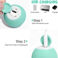 Jouets électriques à billes pour chats Jouets à billes roulantes automatiques Entraînement interactif pour chats Jouet auto-mobile pour animaux de compagnie en intérieur Fournitures pour animaux de compagnie