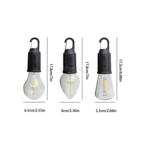 Lampes solaires d'urgence portables avec crochet, câble de données, charge type C, lanternes de camping COB, lampes de tente LED tungstène