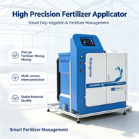 Machine de dosage d'engrais automatisée pour la fertigation agricole, machine à engrais et à eau contrôlée par application pour serre