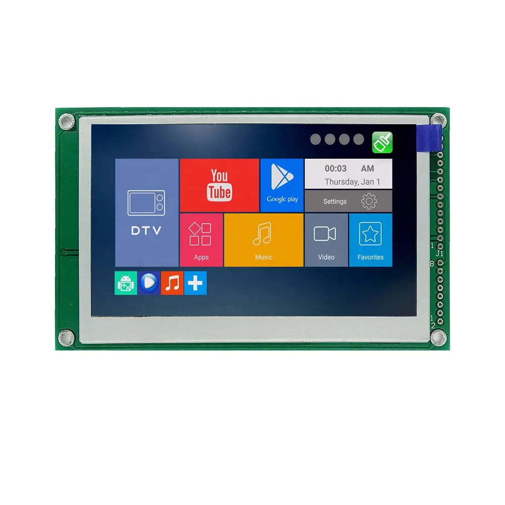 TCC lcd 4.3 inch tft 480x272 resolution spi TC76680 driver 4.3" lcd display module