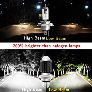 1500Lm H4 LED Moto H6 BA20D <span class=keywords><strong>de</strong></span> la motocicleta del LED <span class=keywords><strong>de</strong></span> bombillas <span class=keywords><strong>de</strong></span> faros CSP <span class=keywords><strong>de</strong></span> la lente, blanco, Hola <span class=keywords><strong>Lo</strong></span> lámpara accesorios - Product Image 2