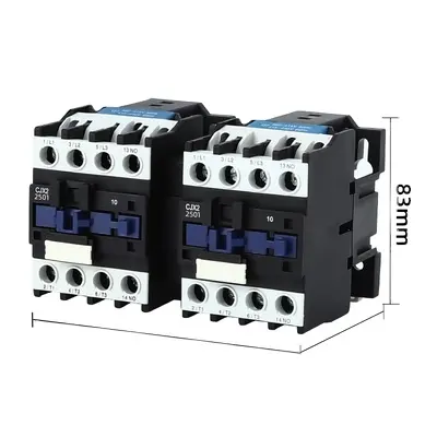 Động Cơ Từ Tính 3 Pha 1no 1nc AC3 Trung Quốc Mới Chốt Đảo Chiều Contactor Khóa Liên Động