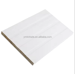 YMTC gros FJ pin plat porte jambages en bois plinthe plinthe moulure blanc Gesso moulures et menuiseries - Product Image 4