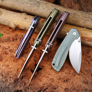 Dao gấp GT-T0072-1 2026, lưỡi dao VG-10, hợp kim titan mới, xử lý bằng phương pháp đá hóa, có vòng bi gốm - Product Image 5