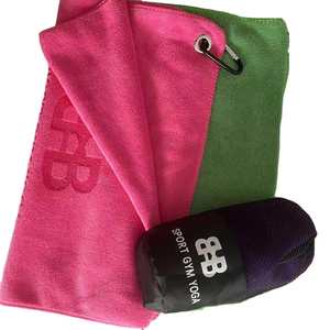 Serviette de sport et de voyage personnalisable avec logo, absorbante et à séchage rapide, en microfibre, pour le bowling et le golf, vente en gros usine - Product Image 2