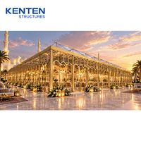 KENTEN Pavillon Ramadan Premium, Salle de Luxe pour le Ramadan, Pavillon Culturel Islamique, Salle de Célébration de l'Aïd, Tente Ramadan