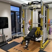 Équipement de fitness multifonctionnel Smith Squat Rack Machine pour usage domestique Smith Machine