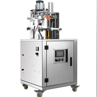 Scelleuse rotative semi-automatique haute efficacité pour feuilles d'aluminium, petite machine de scellage de boîtes de thé pour usine de transformation du thé