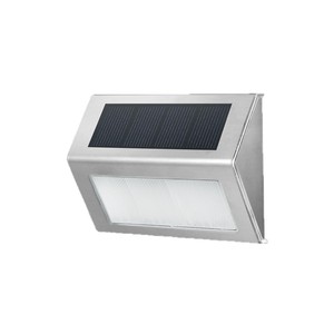 Lampe murale extérieure à énergie solaire 1W, étanche, en acier inoxydable, activée par capteur, pour éclairage nocturne de cour et d'escalier - Product Image 1