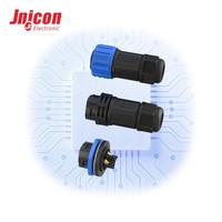 Connecteur étanche à verrouillage rapide mâle/femelle 50A 500V M25 2 broches IP67 pour assemblage sur site, automatisation industrielle, distribution d'énergie