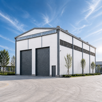 Bâtiment modulaire en structure d'acier préfabriqué avec un design de planification flexible et extensible