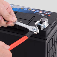 Câble de batterie en cuivre étamé 99,9 % de 50 mm, fil en silicone anti-corrosion pour connexion de systèmes marins et onduleurs solaires