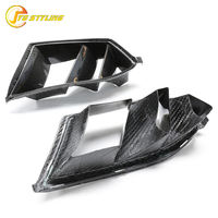 Conduits d'air avant en carbone sec pour BMW M3 G80 G82 G83 M4, garniture de ventilation de pare-chocs en fibre de carbone véritable, accessoires extérieurs double fente
