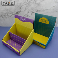 Boîte d'affichage en carton avec impression de logo personnalisé pour les produits en sachet de chocolat et de collations