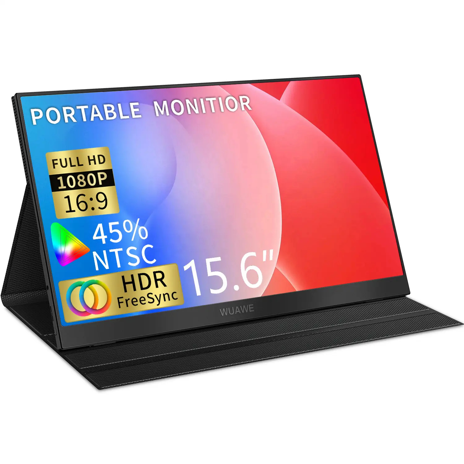 15.6 pollici portatile portatile Monitor, 1080P USB C HDMI Monitor per Computer HDR IPS Gaming Monitor HDMI per telefono Mac PS5 Xbox Switch
