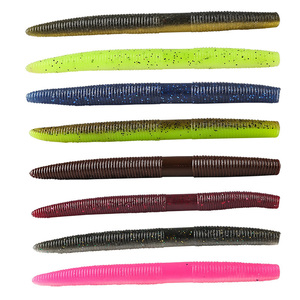 เหยื่อปลอมแบบแท่ง PVC ขนาด 10.5 ซม./6 กรัม และ 13.5 ซม./7.5 กรัม สำหรับตก<span class=keywords><strong>ปลา</strong></span>แบสในแม่น้ำและทะเลสาบน้ำจืด - Product Image 1