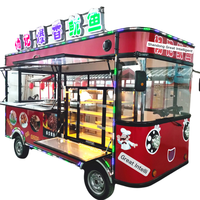 Camion de nourriture mobile électrique, camion de café et de crème glacée, camion de nourriture rapide, hot-dogs, frites, remorque personnalisable