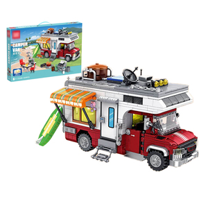 รถตู้ขนาดเล็กตั้งแคมป์สำหรับเด็กรถมินิของเล่นสำหรับเด็กตั้งแคมป์รถยนต์รถตู้ตั้งแคมป์ - Product Image 1