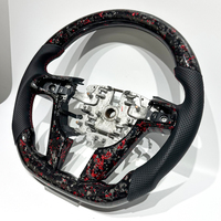 Volant sport en cuir et fibre de carbone forgée rouge pour Pontiac VE G8, en stock dans l'entrepôt américain, livraison gratuite, livraison rapide