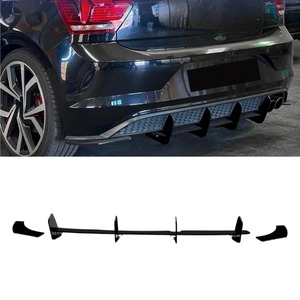 Pour Volkswagen Polo MK6 GTI 2018-2021 : Kit de protection de pare-chocs arrière, diffuseur, séparateur de lèvre de pare-chocs, accessoires de carrosserie - Product Image 2