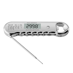 Termómetro de Cocina Digital Abrebotellas de cocina Plegable impermeable de fuego rápido con retroiluminación Max Min Hold OEM ODM Compatible - Product Image 2