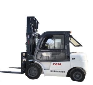 รถยก TCM ของแท้จากญี่ปุ่น 5 ตัน 3 เสา 3.5 เมตร มือสอง พร้อมห้องคนขับ - Product Image 1