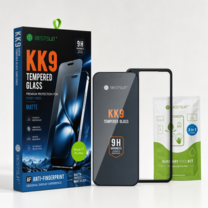 ฟิล์มกระจกนิรภัย 3 มิติ ป้องกันรอยขีดข่วน รุ่น Black King Kong 9 HD สำหรับ iPhone 17 18 Pro Max KK9 คุณภาพสูง - Product Image 1