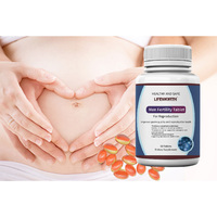 Lifeworth Yohimbine Black Maca L-arginine Capsules de fertilité masculine pour hommes Energy Power Gummy/tablette