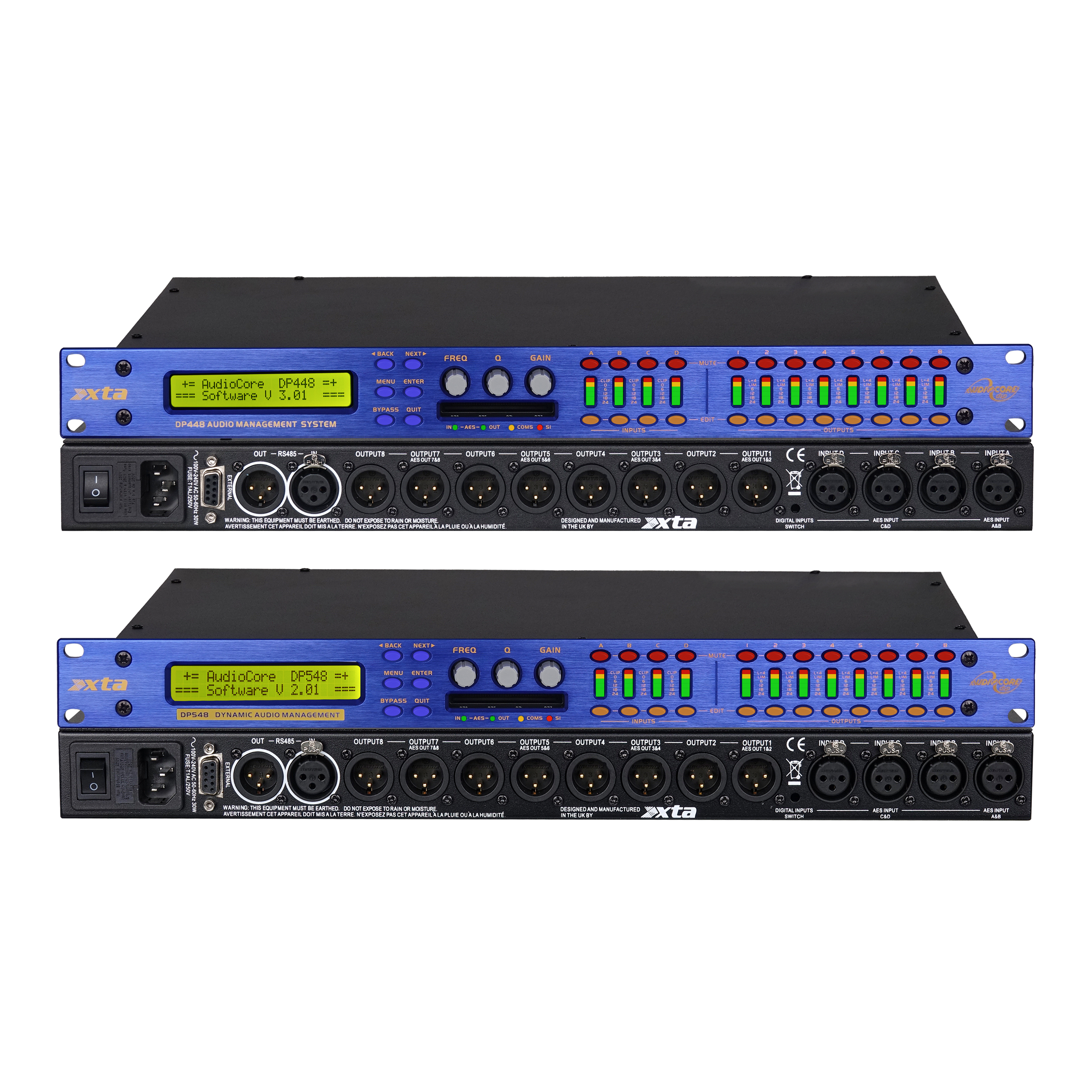 XTA DP448 XTA DP548 Audio Processors - Professional Stage Sound