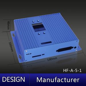 Custom Aluminum Amplifier case Extruded Aluminum Wall Mounted <b>Enclosure</b> Box - Product Image 3