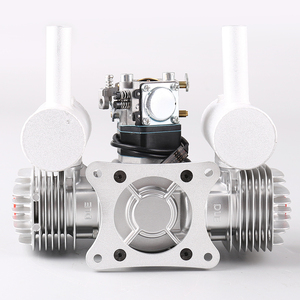 DLE New Original DLE40 40CC <b>Gasoline</b>/Petrol Twin Cylinder Engine Metal RC Airplane Side Exhaust Natural Wind Cold Hand Start - Product Image 3