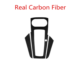 Cubierta de Panel de Cambio de Marchas de Fibra de Carbono LHD sin Botón de Encendido, 1 Orificio, Accesorio de Decoración <span class=keywords><strong>Interior</strong></span> para <span class=keywords><strong>Audi</strong></span> <span class=keywords><strong>A3</strong></span> 8V 12-18 - Product Image 2