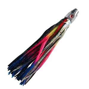 Señuelo de Pulpo con Cabeza de Cobre 167g, Señuelo de Calamar para Pesca en Agua Media, Pesca en Agua Salada, Pesca de Arrastre, Pesca en Barco, Señuelo Artificial Biomimético - Product Image 1