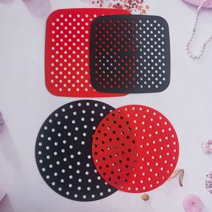 Food Grade Non-Stick BPA-Free <b>Silicone</b> Oven <b>Baking</b> Thick Reusable Air Fryer Fried Pizza Chicken <b>Baking</b> Dishes Pans Mat Liner - Product Image 2