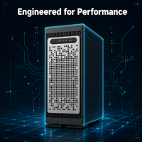 Server Tower Kustom Berbasis Zhaoxin 40000 16/12C untuk Desain Grafis CAD 3D, Animasi Visual, dan Rendering