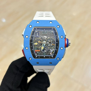 Orologio Meccanico da Uomo di Lusso Top di Gamma 2026 con Design Classico a Barile, Cassa in Fibra di Quarzo e Doppio Cronografo - Product Image 1