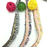 2cm Mode Diy Couture Gimp Cordon Dentelle Ruban Sangle Costume Scène Vêtements Or Bord Coloré Gland Rembourrage Textile Garnitures