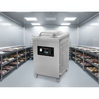Machine d'emballage sous vide commerciale DZ-500, machine à sceller sous vide à chambre unique, machine d'emballage sous vide