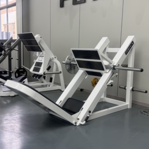 Machine de presse à jambes à charge libre Power X Commercial 45 degrés, en acier robuste, équipement de musculation pour le bas du corps - Product Image 1