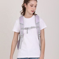 Sac à dos scolaire japonais Kawaii mignon en polyester imperméable grande capacité avec fermeture éclair et poignée souple