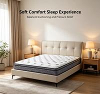 Housse de matelas en latex naturel pour lit King, Queen, double ou simple, compressée sur mesure, pour matelas en mousse à mémoire de forme