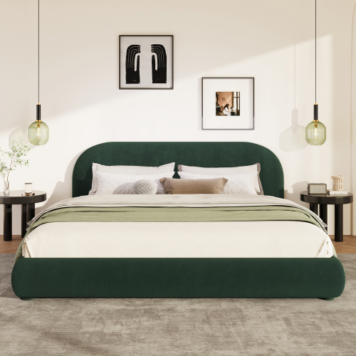 Green + Fabric + Foam + LVL + Wood + Foam