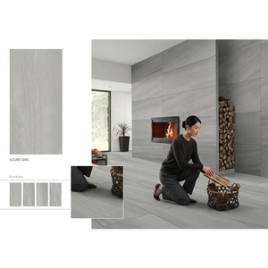 Azure Gris 600x1200mm Porcelain Tiles Marble Look Rustic Designer Full Size Tile Porcelain Sintered Stone Polished Glazed Slab - Product Image 1