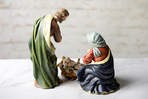 OEM Polyresin Wearing a Crown Jesus Christ Figurine Home Decor <b>Resin</b> Figurines Religious Christian Devotion Statues for Sale PLD - Product Image 3